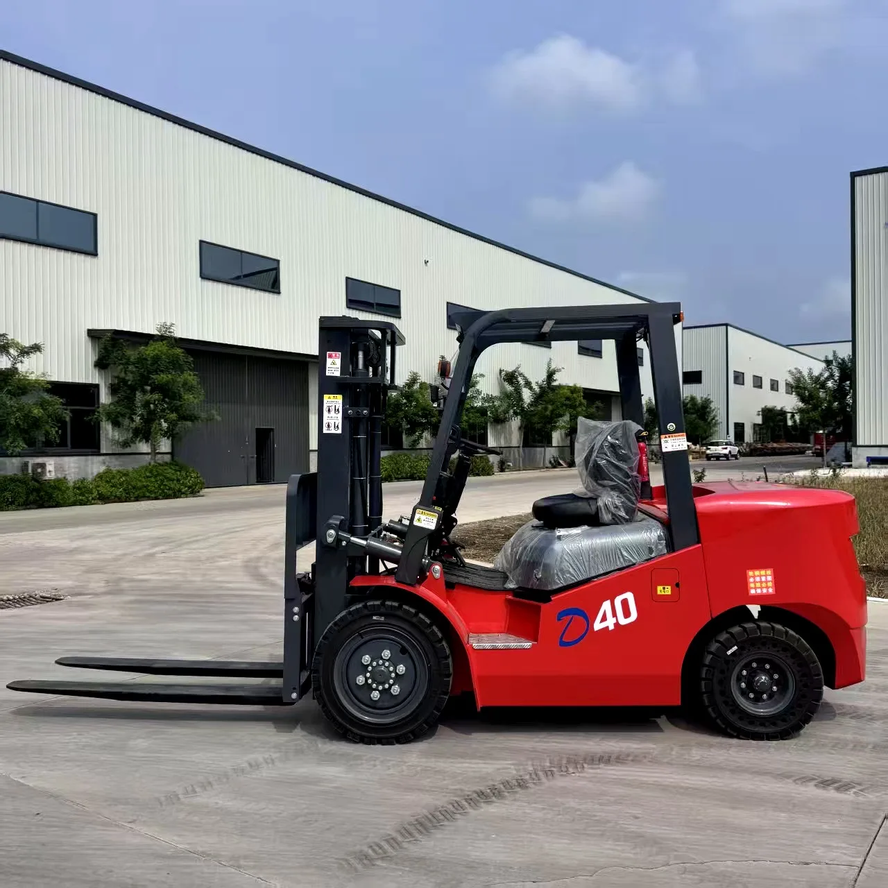 D40 Split cast-iron counterweight electric forklift